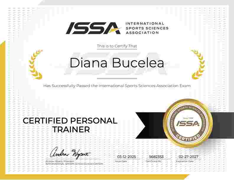 Antrenor Personal Certificat (CPT)