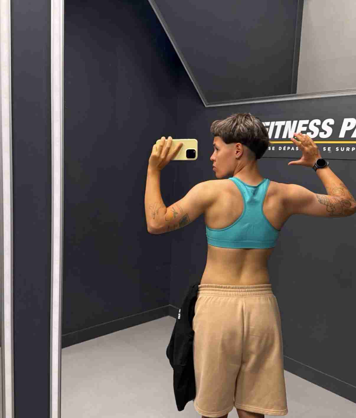 Check-in progres fitness client